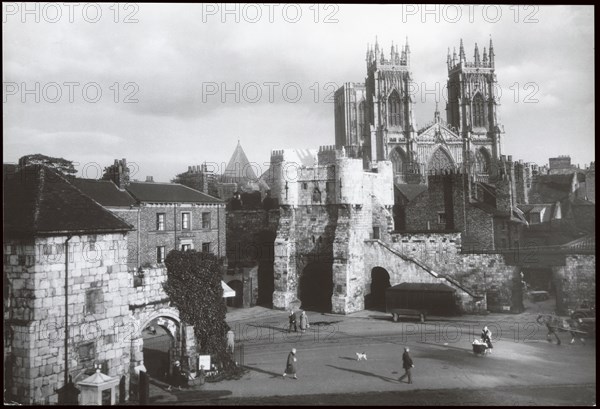 Bootham Bar, York, 1930s. Creator: J Dixon Scott.