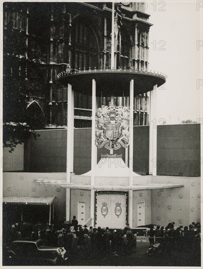 Westminster Abbey, Westminster, Greater London Authority, 1953. Creator: JR Uppington.