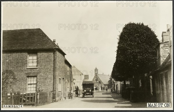 Manston War Memorial, High Street, Manston, Thanet, Kent, c1945-c1965. Creator: John Pennycuick.