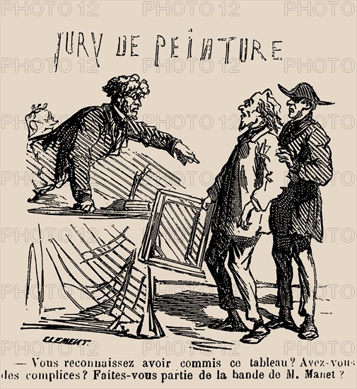 Do you admit having made this painting? Do you have any accomplices? Are you..., 1868. Creator: Cham (Amédée Charles de Noé) (1819-1879).