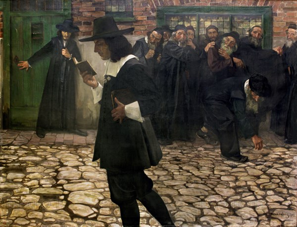 Excommunicated Spinoza, 1907. Creator: Hirszenberg, Samuel (1865-1908).