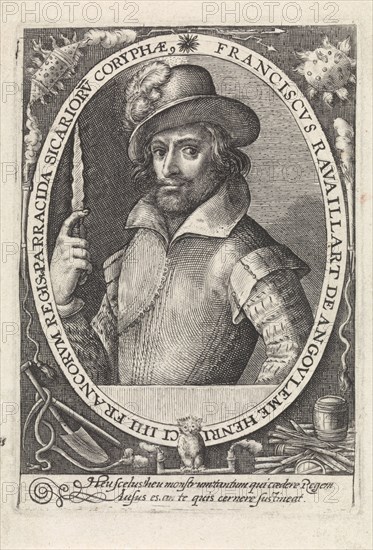 François Ravaillac (1578-1610), the murderer of King Henry IV of France, ca 1610-1615. Creator: Passe, Crispijn van de, the Elder (1564-1637).