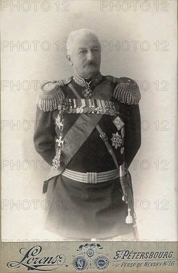 General Konstantin Pavlovich Prezhbyano (1840-1905), 1898. Creator: Photo studio Alfred Lorens, Petersburg  .