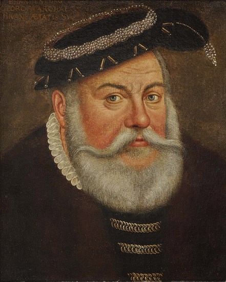 George the Pious, Margrave of Brandenburg-Ansbach (1484-1543). Creator: Cranach, Lucas, the Younger, Workshop of (1515-1586).