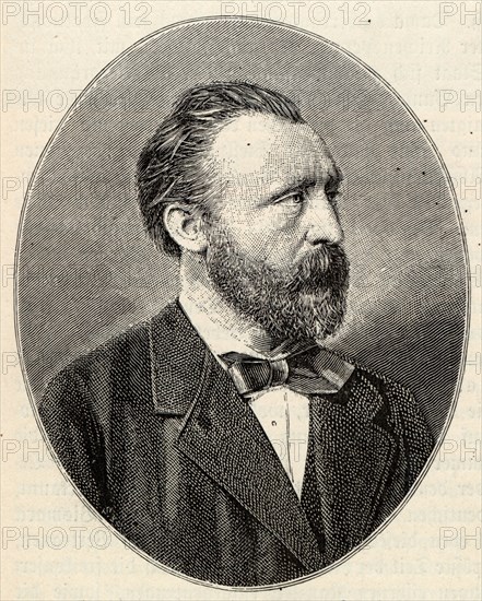 Heinrich von Stephan (1831-1897), general post director. Creator: Anonymous.