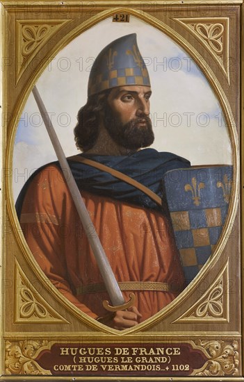 Hugh I, Count of Vermandois (1057-1101), 1840s. Creator: Decaisne, Henri (1799-1852).