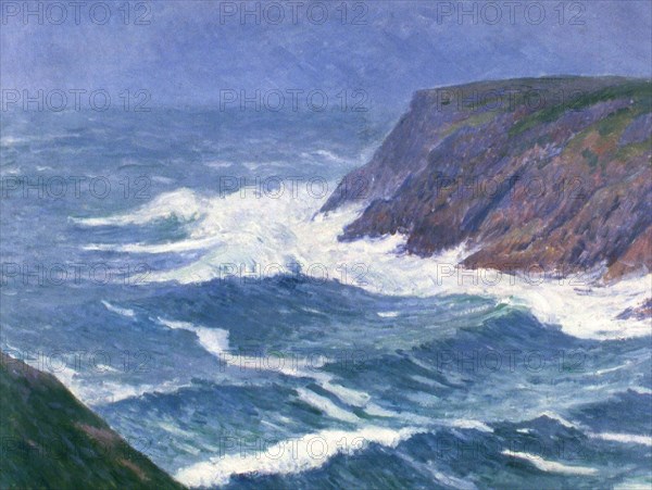 Île de Groix, paysage côtier (entrée du port Saint Nicolas), 1908. Creator: Moret, Henry (1856-1913).