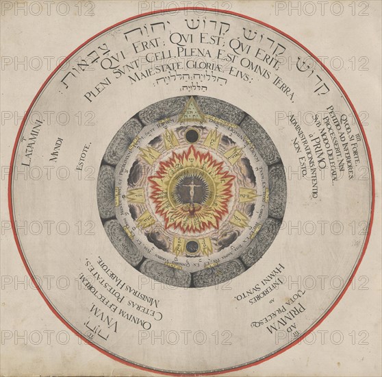 Illustration from the book "Amphitheatrum Sapientiae Aeternae" by H. Khunrath, 1595. Creator: Vredeman de Vries, Hans (Jan) (1526-1606).
