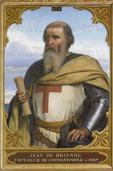 John of Brienne, King of Jerusalem, 1845. Creator: Picot, François-Édouard (1786-1868).