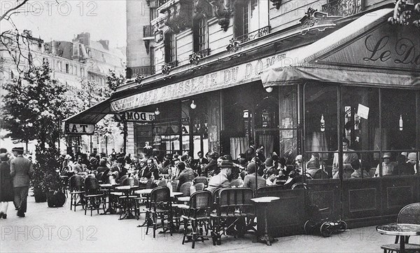 Le Dôme, Boulevard du Montparnasse. Creator: Anonymous.