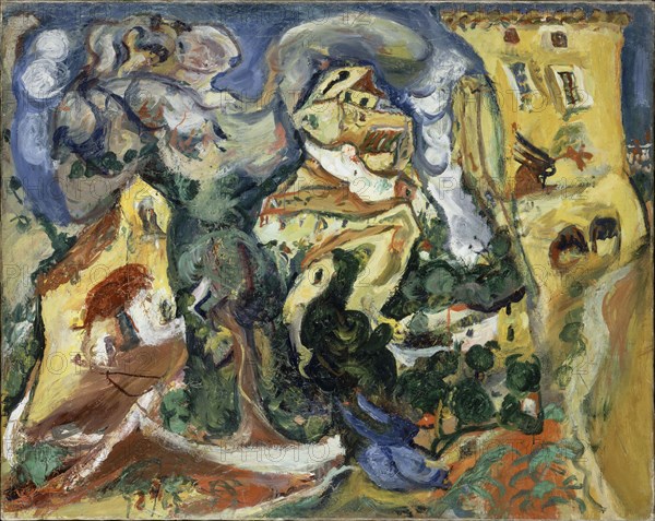 Le Village, ca 1923. Creator: Soutine, Chaim (1893-1943).