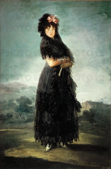 Mariana Waldstein (1763-1808), Ninth Marquise de Santa Cruz, c. 1797-1800. Creator: Goya, Francisco, de (1746-1828).