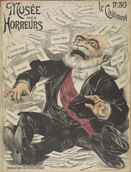 Musée des Horreurs (Gallery of Horrors): Émile Loubet, 1899. Creator: Lenepveu, Victor (active End of 19th century).