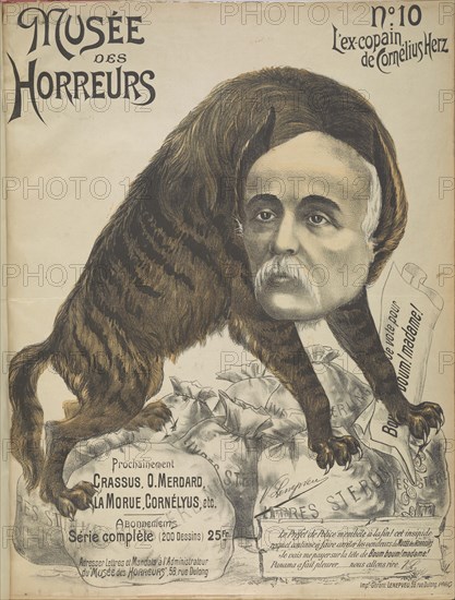 Musée des Horreurs (Gallery of Horrors): Georges Clemenceau , 1899. Creator: Lenepveu, Victor (active End of 19th century).