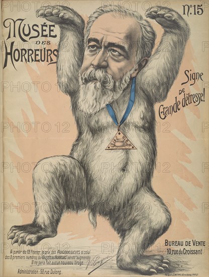 Musée des Horreurs (Gallery of Horrors): Henri Brisson, 1899. Creator: Lenepveu, Victor (active End of 19th century).