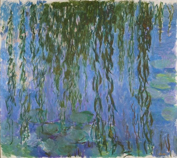 Nymphéas avec rameaux de saule, 1916-1919. Creator: Monet, Claude (1840-1926).