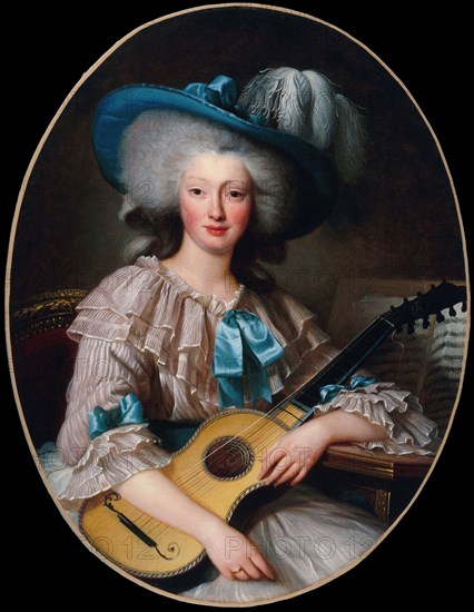 Portrait de Félicité-Louise de Frézals (1765-1854), née Esmangard de Beauval..., 1785. Creator: Anonymous.