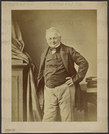 Portrait of Adolphe Thiers (1797-1877) , ca 1860. Creator: Disdéri, André Adolphe-Eugène (1819-1889).