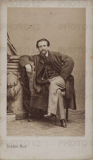 Portrait of Arthur Kalkbrenner (1828-1869), 1869. Creator: Disdéri, André Adolphe-Eugène (1819-1889).