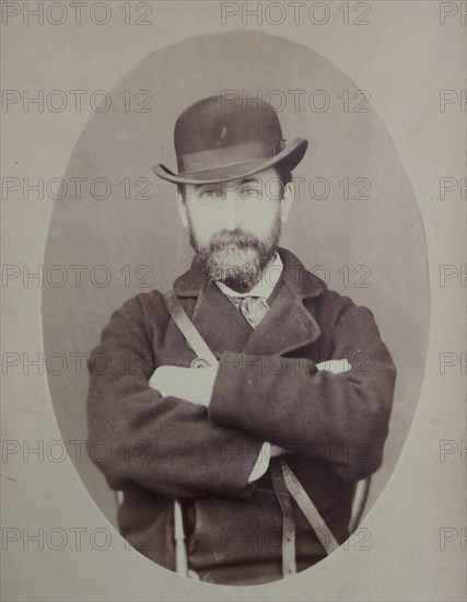 Portrait of Camille Saint-Saens (1835-1921), 1870. Creator: Anonymous.
