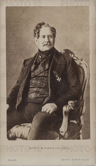 Portrait of Count Nikolai Alexeyevich Orlov (1827-1885), c. 1875. Creator: Photo studio Mayer & Pierson.