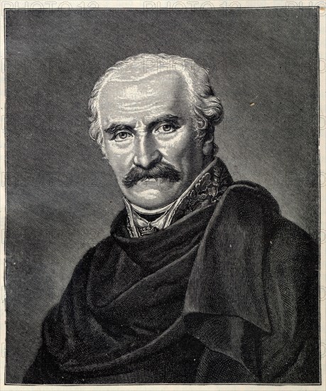 Portrait of Gebhard Leberecht von Blücher, Prince of Wahlstatt (1742-1819). Creator: Gröger, Friedrich Carl (1766-1838).