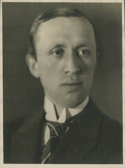 Portrait of Karel Capek (1890-1938), 1930. Creator: Photo studio Vanek, Prague  .