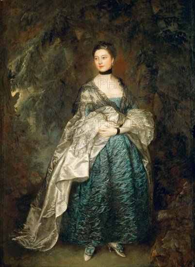 Portrait of Lady Alston, Gertrude Durnford (1731-1807), 1760. Creator: Gainsborough, Thomas (1727-1788).