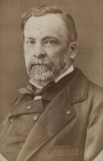 Portrait of Louis Pasteur (1822-1895), c. 1870. Creator: Anonymous.