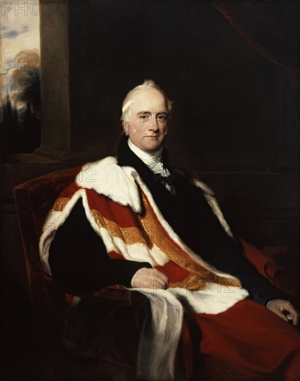 Portrait of Sir Nicholas Vansittart, 1st Baron Bexley, 1825. Creator: Lawrence, Sir Thomas (1769-1830).