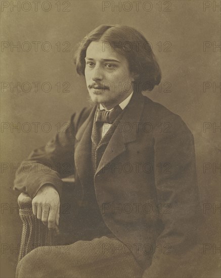 Portrait of the author Alphonse Daudet (1840-1897), ca 1860. Creator: Nadar, Gaspard-Félix (1820-1910).