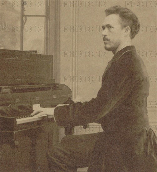 Portrait of the composer Benjamin Godard (1849-1895), 1882. Creator: Anonymous.