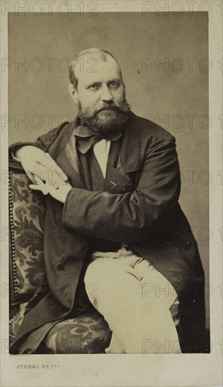 Portrait of the composer Charles Gounod (1818-1893), c. 1870. Creator: Petit, Pierre (1598-1677).