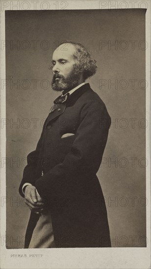 Portrait of the composer Félicien David (1810-1876), 1876. Creator: Petit, Pierre (1598-1677).