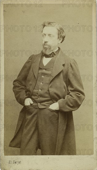 Portrait of the composer François-Auguste Gevaert (1828-1908), c. 1870. Creator: Carjat, Étienne (1828-1906).