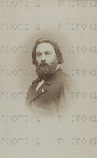 Portrait of the pianist and composer Émile Prudent (1817-1863), ca 1860. Creator: Carjat, Étienne (1828-1906).
