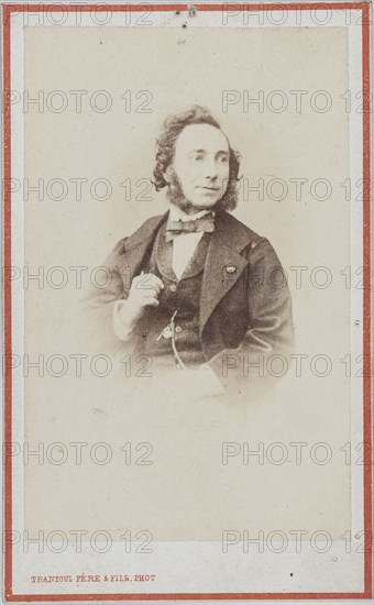 Portrait of the violinist and composer Camillo Sivori (1815-1894) . Creator: Photo studio Trantoul Père & Fils.