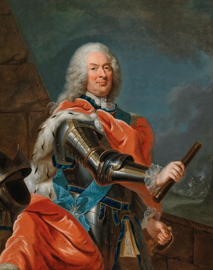 Portrait of William VIII, Landgrave of Hesse-Kassel (1682-1760). Creator: Tischbein, Johann Heinrich, the Elder (1722-1789).
