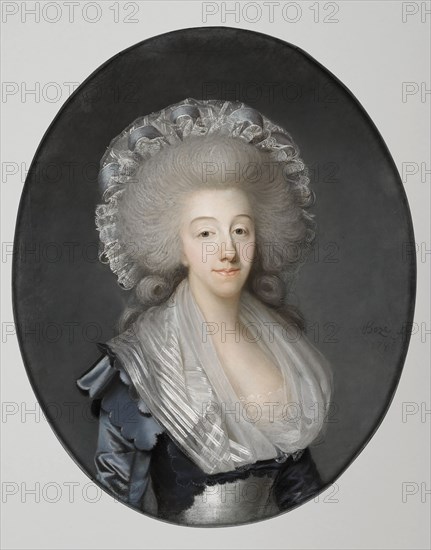 Princess Maria Theresa of Savoy (1756-1805), Countess of Artois, 1785. Creator: Boze, Joseph (1745-1826).