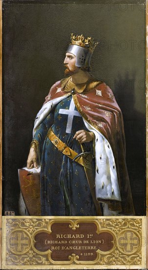 Richard I the Lionheart, 1841. Creator: Blondel, Merry-Joseph (1781-1853).