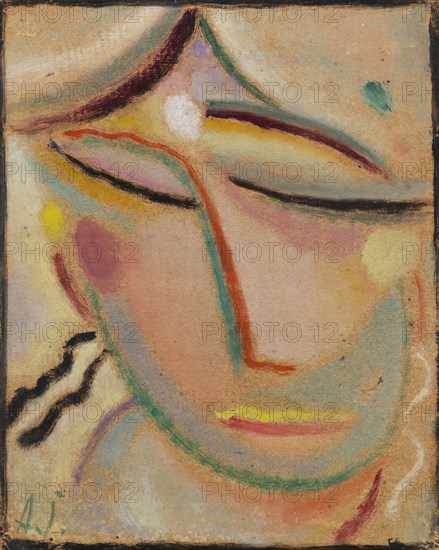 Small head, c. 1922. Creator: Javlensky, Alexei, von (1864-1941).