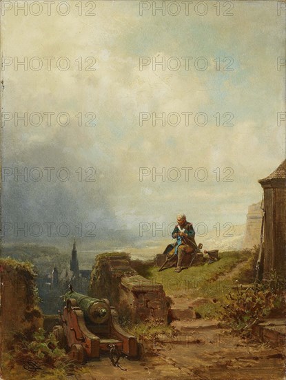 The Veteran, c. 1870. Creator: Spitzweg, Carl (1808-1885).