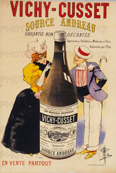 Vichy-Cusset - Source Andreau , c. 1895. Creator: Guillaume, Albert (1873-1942).
