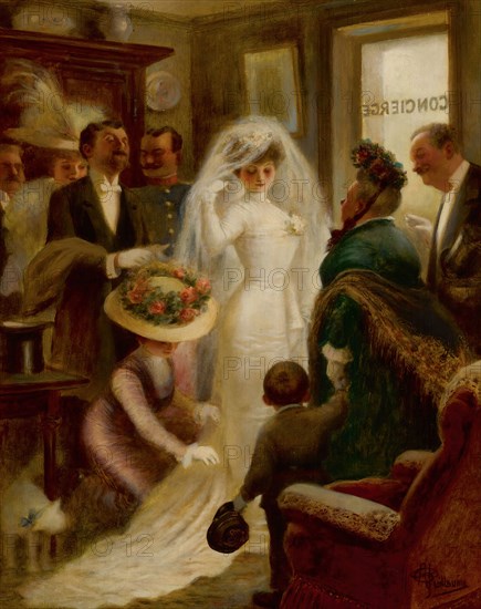 Wedding day (Le jour du mariage). Creator: Guillaume, Albert (1873-1942).