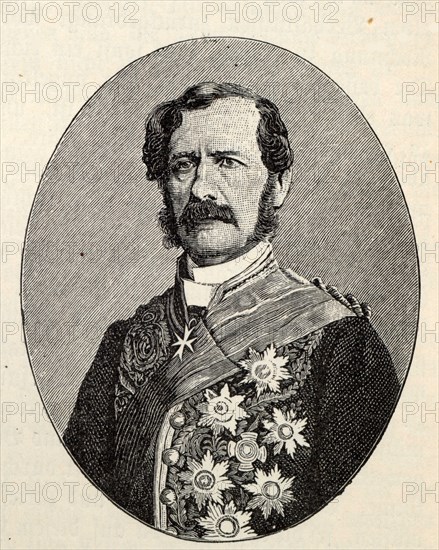 Wilhelm Freiherr von Schleinitz (1794-1856). Creator: Anonymous.