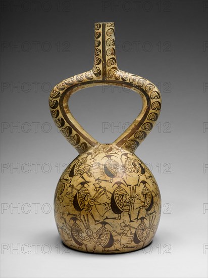 Vessel Depicting the Assault of Bean Warriors, 100 B.C./A.D. 500. Creator: Unknown.