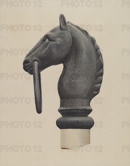 Hitching Post, c. 1938. Creator: Albert Ryder.