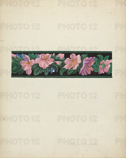 Wallpaper, c. 1939. Creator: Gilbert Sackerman.