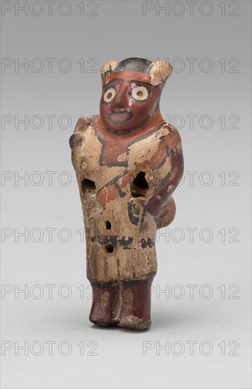 Whistle in the Form of a Standing Figure, 180 B.C./A.D. 500. Creator: Unknown.