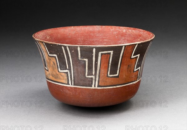 Bowl with Stepped Motifs, 180 B.C./A.D. 500. Creator: Unknown.